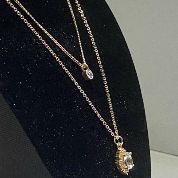 Lauren Conrad 2 Layer Sexy Sun Rose Gold Kylie Jenner Style Necklace Mom Gift - Picture 11 of 12